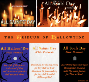 After the excitement of Halloween, All Saints Day is a much more solemn  holiday